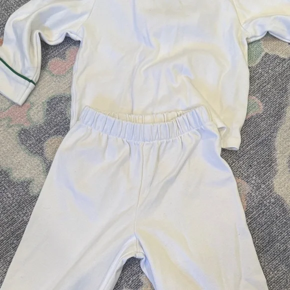 Festive Tree Embroidered Kids Pajama Set - Picture 4 of 4